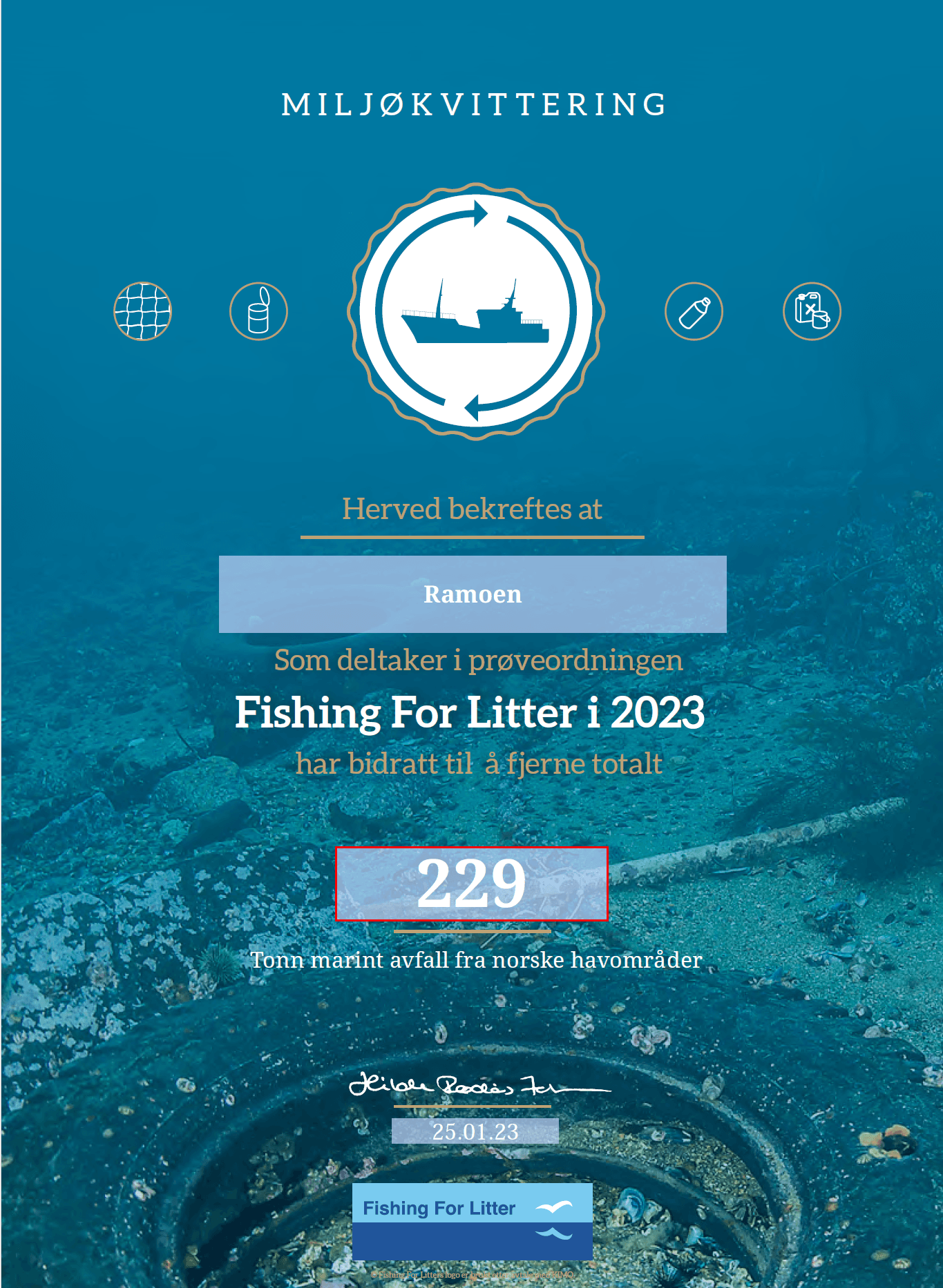 Ramoen take care of the environment